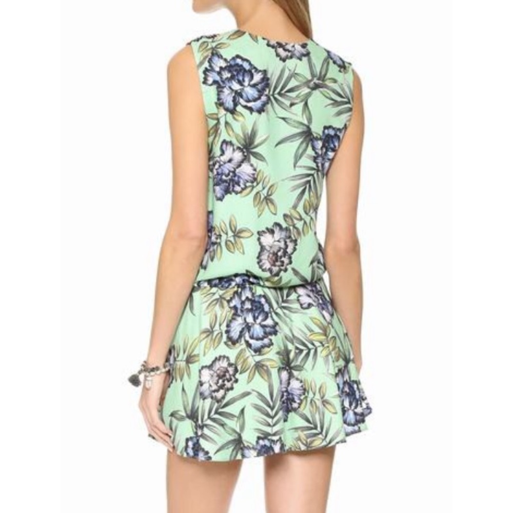 NWT Alice & Olivia floral drop waist dress - Picture 3 of 6
